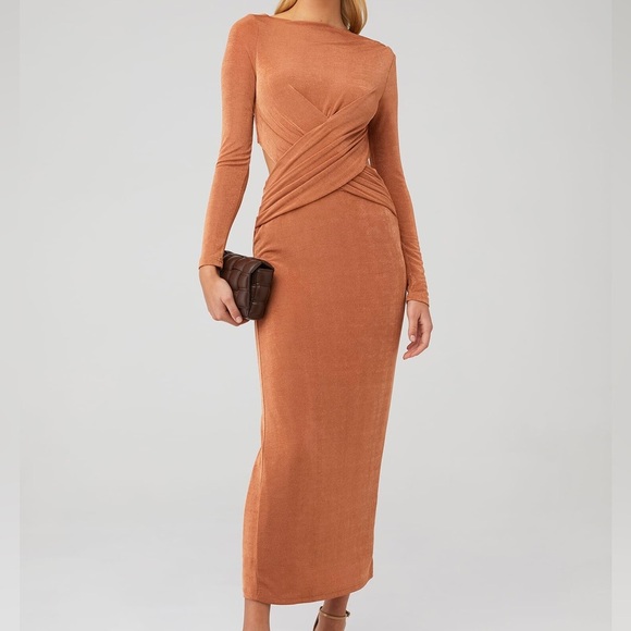 Significant Other Dresses & Skirts - Significant other Rosie long sleeve dress caramel